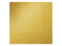 Opakowanie Serwetki jednokolorowe złote 33x33 SDL552408
