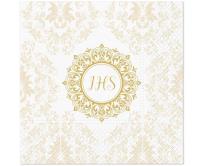 Opakowanie Serwetki Komunia IHS Ornament 33x33cm 20szt