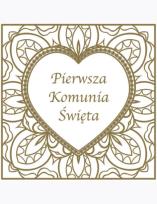 Opakowanie Serwetki MAKI Lunch SL 330x330 Komunia 002401