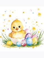 Opakowanie Serwetki MAKI Lunch SL 330X330 Wielkanoc 013101