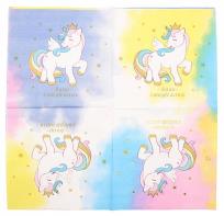 Opakowanie Serwetki papierowe Unicorn 10szt PARTY GO