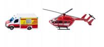 Opakowanie Siku Super - Mercedes-Benz Ambulans + Helikopter