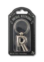 Opakowanie Silver Letter Keyring - brelok do kluczy litera R