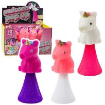 Opakowanie Skaczący jednorożec na sprężynie Pop Up 10cm MIX