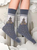 Opakowanie skarpety/ PAŁAC KULTURY I NAUKI / wersja szara /41-46