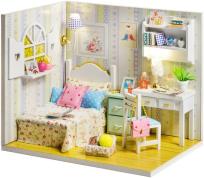 Opakowanie Składany Drewniany Model LED Barbara's Room