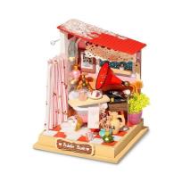 Opakowanie Składany Drewniany Model Mała Łazienka