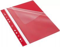 Opakowanie Skoroszyt Budget PP A4 z perf. Evo czerw. (25szt)