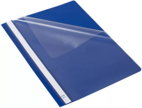 Opakowanie Skoroszyt Budget PP A4 z wąsami granatowy (25szt)