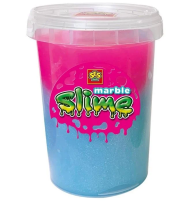 Opakowanie Slime marmur niebieski/róż 200g