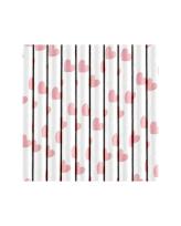 Opakowanie Słomki papierowe j. róż 19,5cm 10szt