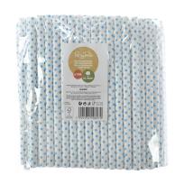Opakowanie Słomki papierowe jumbo 10mm niebieskie 144szt
