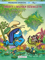 Okładka książki Smerfy i wioska dziewczyn. Kraina Smerfujących Kamieni. Tom 7