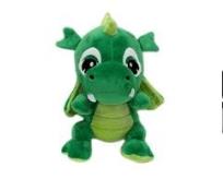 Opakowanie Smok ciemny zielony 19cm