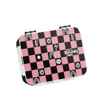 Opakowanie Śniadaniówka Pink BeUniq kratka-różowa BU26SU-3038