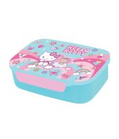 Opakowanie Śniadaniówka z przegródką Hello Kitty Foodyx blue pink