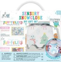 Opakowanie Śnieżny Zestaw sensoryczny DIY świecący słoik