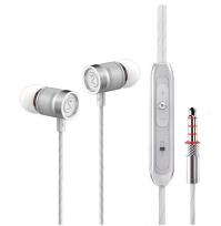 Okładka książki SOMOSTEL SŁUCHAWKI CS03 DOSZNE JACK3,5MM. METLOWE KOMORY DZWIĘKOWE SUPER BASS+MIKROFON CS03 SILVER