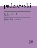 Okładka książki Sonata es-moll op. 21 na fortepian