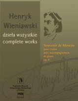 Okładka książki Souvenir de Moscou na skrzypce i fortepian op. 6