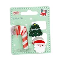 Opakowanie Spinki do włosów Christmas Jingle Bunch 3szt