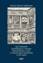 Okładka książki Spis studentów pochodzących z terenów dawnej...