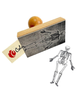 Opakowanie Stempel szkielet człowieka - przód