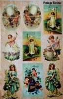 Opakowanie Stikery wielkanocne Vintage Sticker 16x25cm