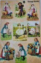 Opakowanie Stikery wielkanocne Vintage Sticker 16x25cm