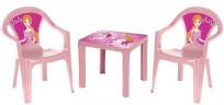 Opakowanie Stolik i dwa krzesła pastel różowy
