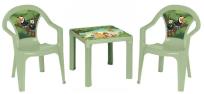 Opakowanie Stolik i dwa krzesła pastel zielony