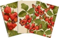 Opakowanie Stone 508 Zestaw 3 notatników A6 truskawki i motle