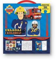 Okładka książki Strażak Sam. Strażak Sam. Układaj i koloruj