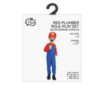 Opakowanie Strój dla dzieci Czerwony hydraulik 110/120cm
