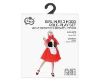 Opakowanie Strój dla dzieci Dziewczynka w czerwonym.. 110/120