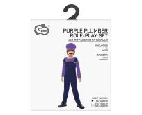Opakowanie Strój dla dzieci Fioletowy hydraulik 110/120cm