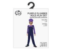 Opakowanie Strój dla dzieci Fioletowy hydraulik 130/140cm