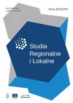 Okładka książki Studia Regionalne i Lokalne 3/2025