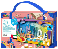 Opakowanie Stwórz pejzaż miejski Dubaj - puzzle drewniane 3D