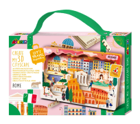Opakowanie Stwórz pejzaż miejski Rzym - puzzle drewniane 3D