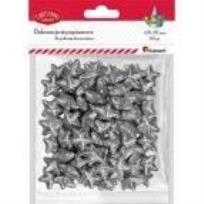 Opakowanie Styropianowe gwiazdki 20x18mm srebrne 60szt