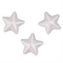 Opakowanie Styropianowe gwiazdki 30x28mm białe 18szt