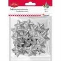 Opakowanie Styropianowe gwiazdki 30x28mm srebrne 18szt