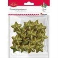Opakowanie Styropianowe gwiazdki 30x28mm złote 18szt