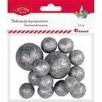 Opakowanie Styropianowe kulki 16/25/27mm srebrne 14szt