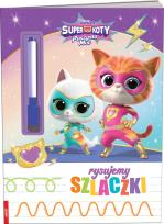 Okładka książki Superkoty Rysujemy Szlaczki
