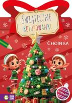 Okładka książki Świąteczne kolorowanki. Choinka