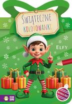 Okładka książki Świąteczne kolorowanki. Elfy