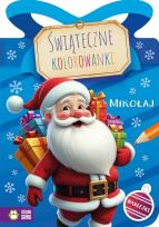 Okładka książki Świąteczne kolorowanki. Mikołaj