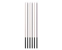 Opakowanie Świeczki B&C metaliczne 3x3x170mm 6szt